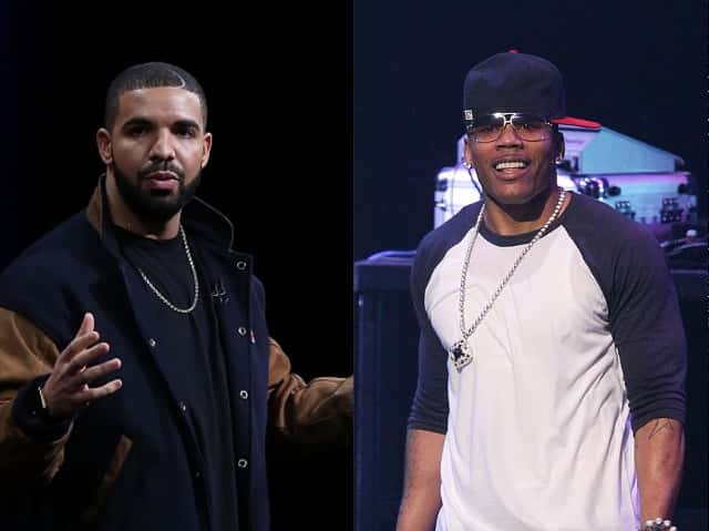 Drake and Nelly split image