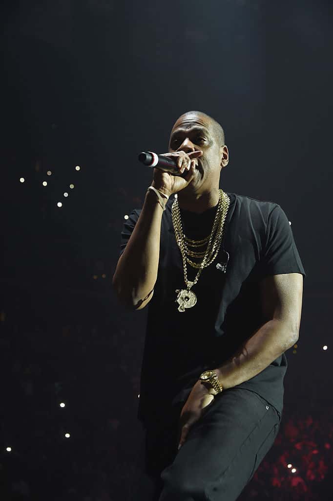 Jay Z performing
