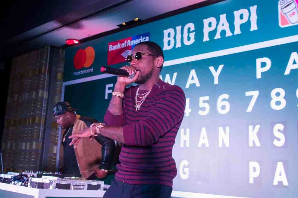 Fabolous performing for Big Papi Thank You Event