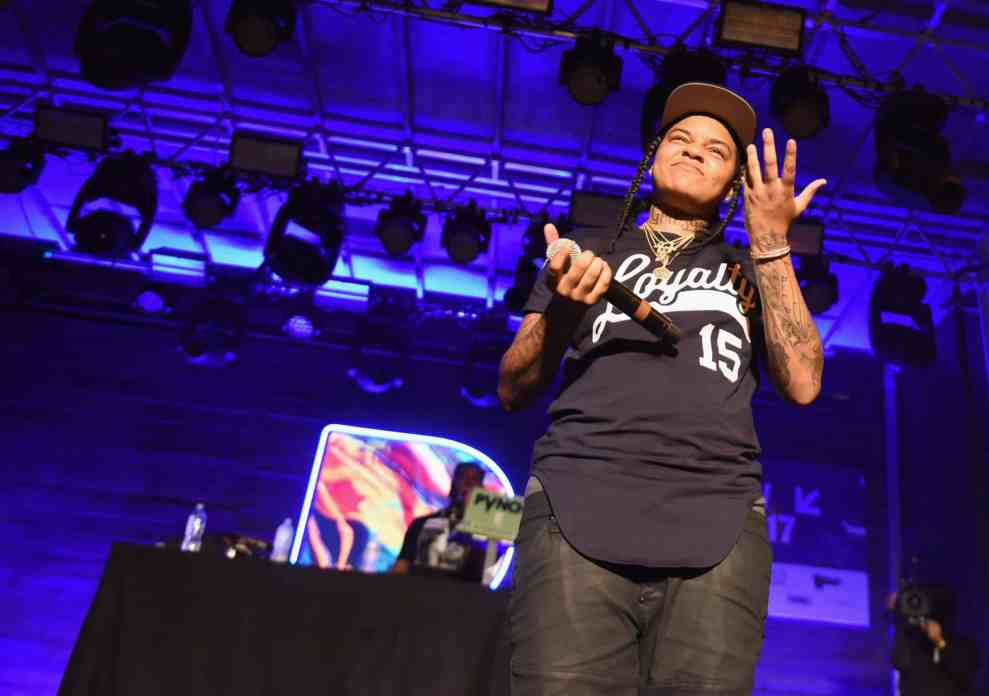 Young M.A. performing
