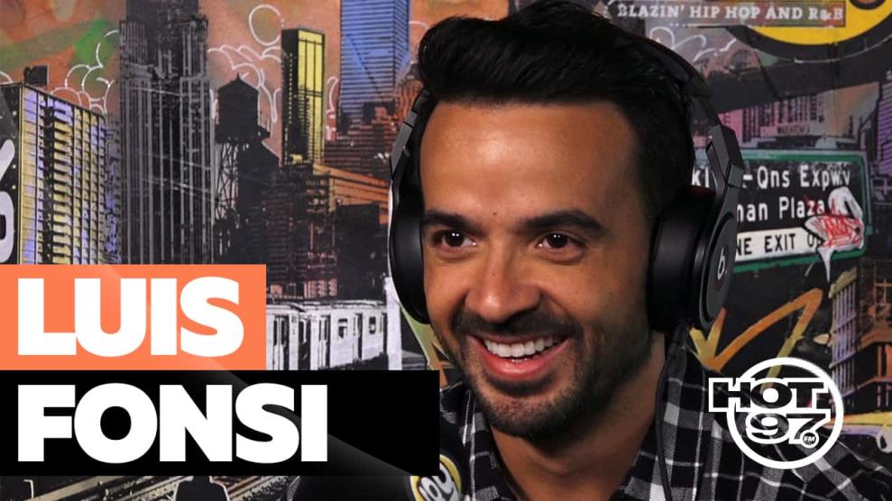 Luis Fonsi in Hot 97 Studio