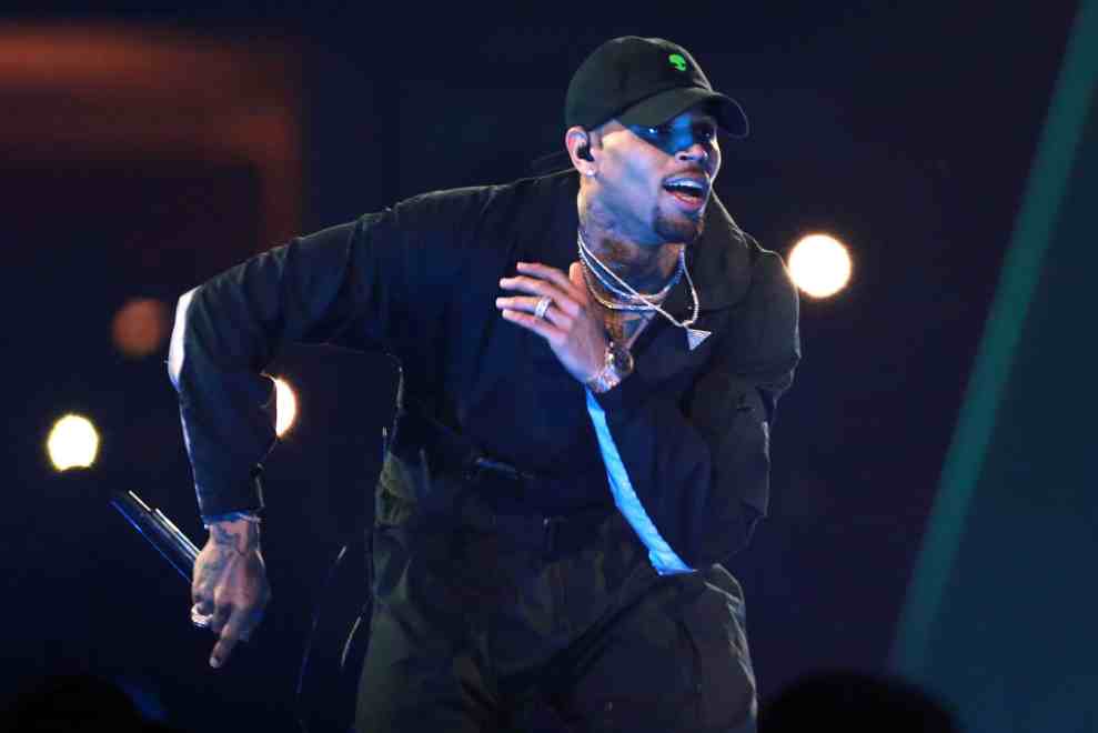 Chris Brown performs at Chris Brown The Party Tour at Honda