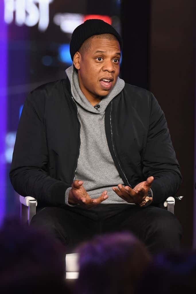 Jay Z speaks TIME AND PUNISHMENT: A Town Hall Discussion on Spike TV at MTV Studios on March 8
