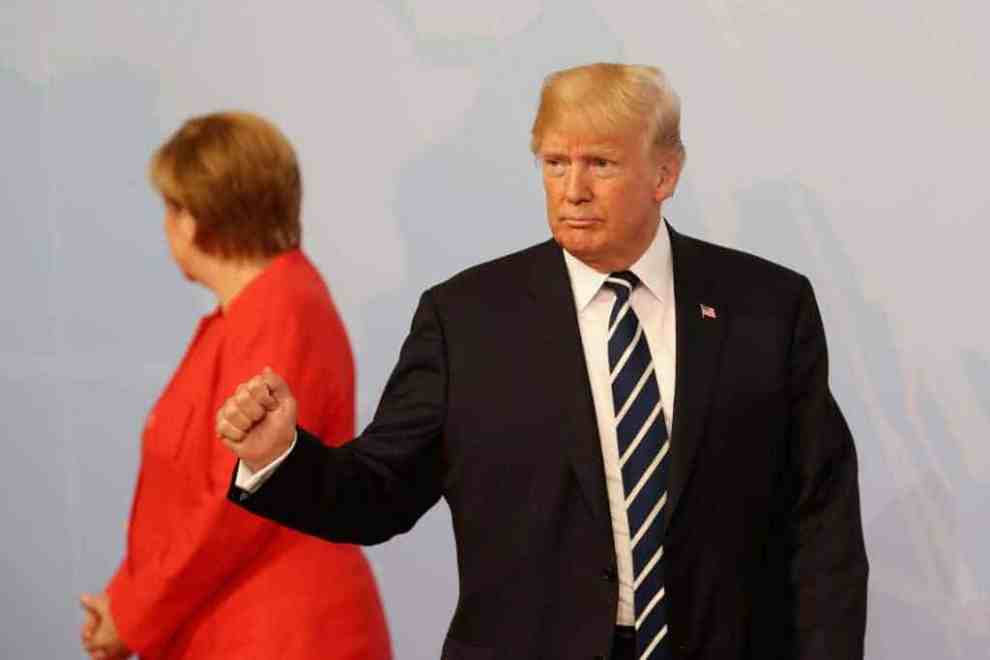 Donald Trump attends G20 Nations Hold Hamburg Summit 2017