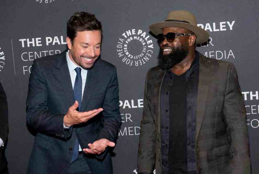 Jimmy Fallon and Tariq Trotter 'Black Thought' attend The Paley Center For Media Presents: An Evening With 'The Tonight Show'