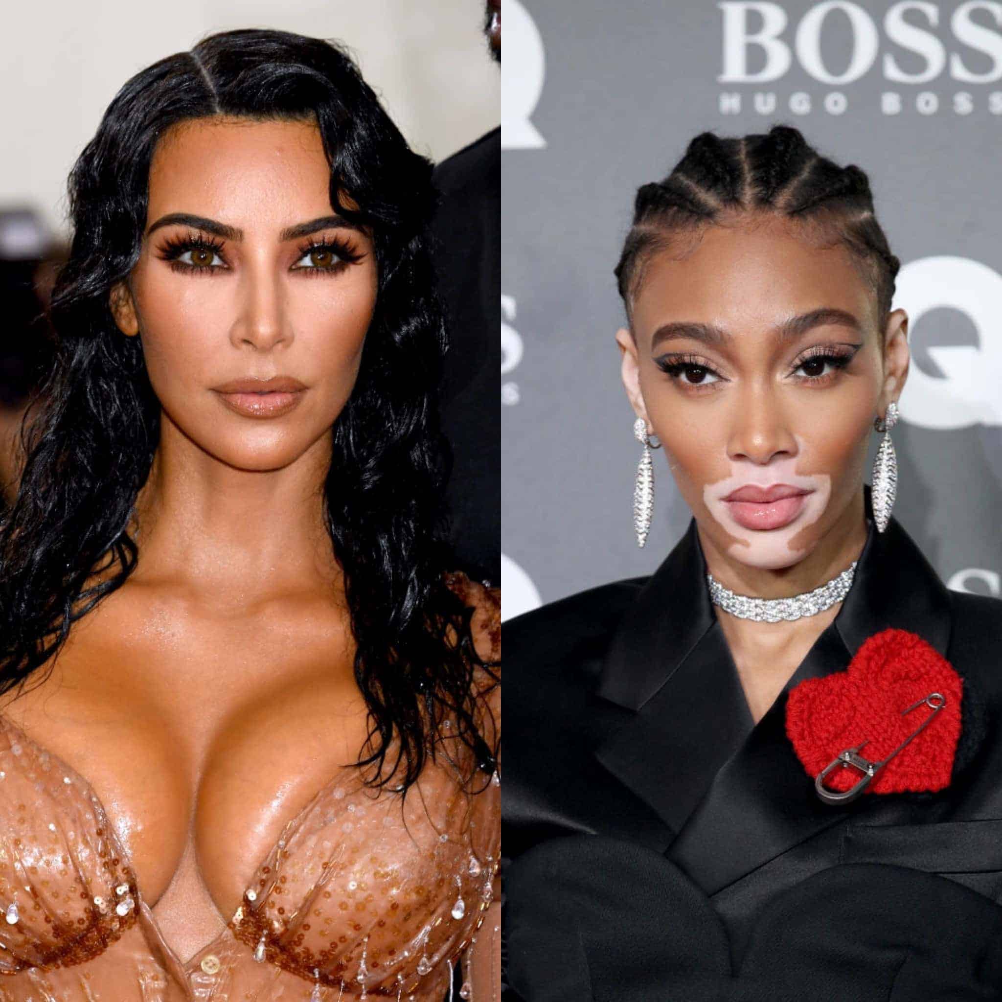 Kim Kardashian West Announces New Make-Up Collaboration With Winnie Harlow