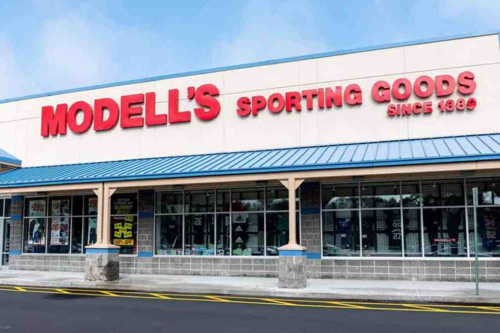 Outside of a Modell's store