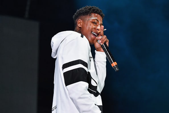 NBA YoungBoy performs during Lil WeezyAna at Champions Square on August 25