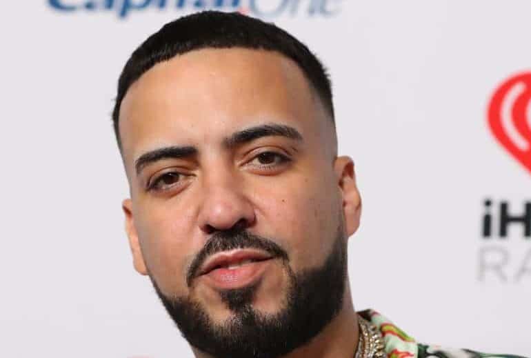 French Montana looking at the camera