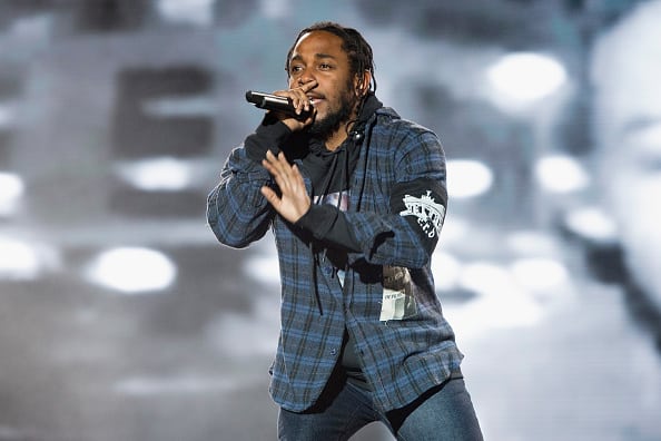 Kendrick Lamar performs during the Austin City Limits Music Festival at Zilker Park on October 1