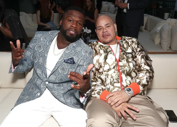 Curtis "50 Cent" Jackson and Fat Joe attend STARZ "Power" Season 4 L.A. Screening And Party at The London West Hollywood on June 23