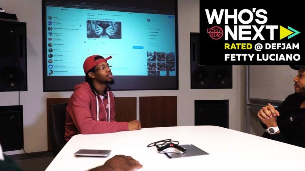 Hot 97 Who's Next Rated @ Def Jam Fetty Luciano