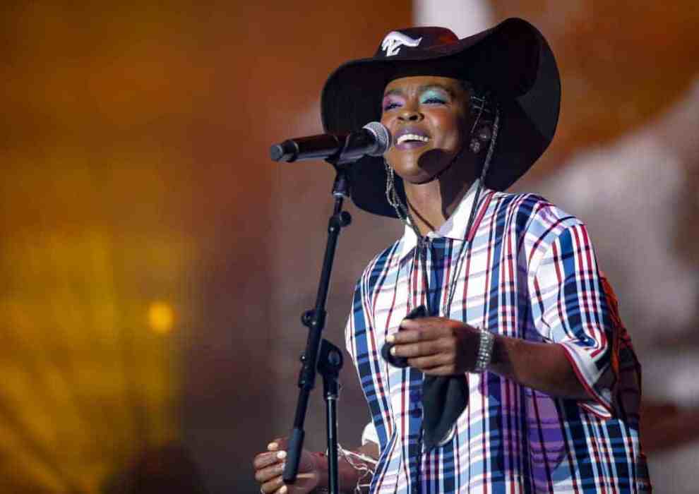 Lauryn Hill performs