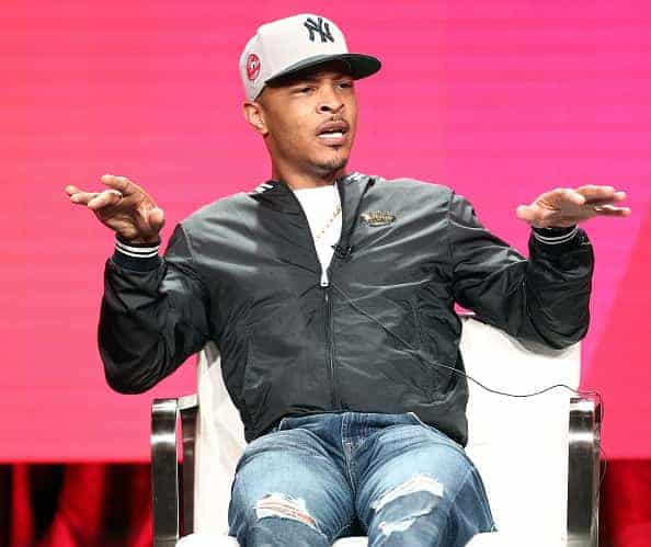 TI speaking on stage.