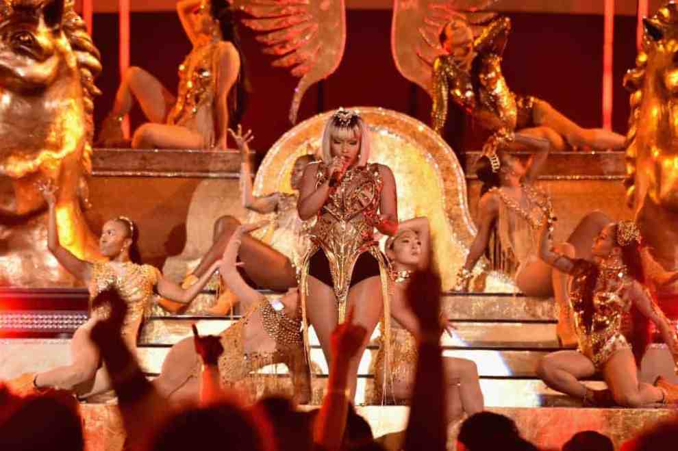 Nicki Minaj performs at the MTV Video Music Awards