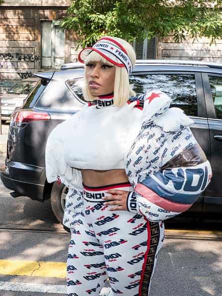 Nicki Minaj wearing Fendi