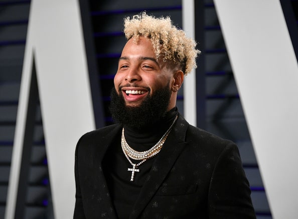 Odell Beckham Jr. attends the 2019 Vanity Fair Oscar Party hosted by Radhika Jones at Wallis Annenberg Center for the Performing Arts on February 24