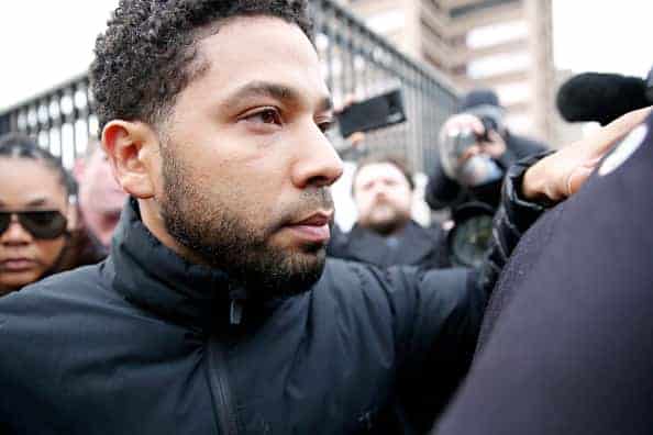 Empire actor Jussie Smollett leaves Cook County jail after posting bond on February 21