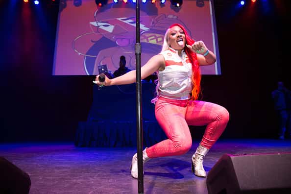 Megan Thee Stallion performs live onstage for 2019 WKYS Women's Day at The Fillmore Silver Spring on March 07