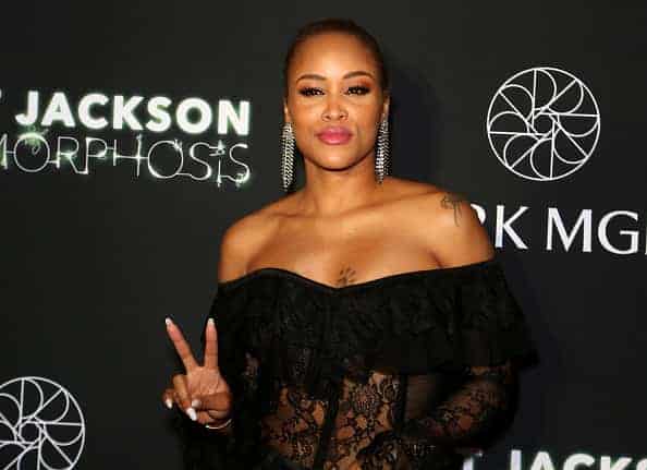 Rapper Eve attends the after party for the debut of Janet Jackson's residency "Metamorphosis" at On The Record Speakeasy and Clu