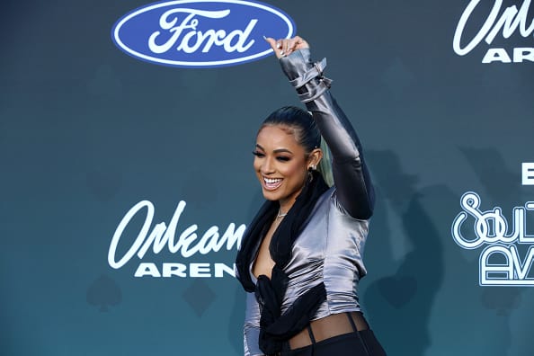 DaniLeigh attends the 2019 Soul Train Awards at the Orleans Arena on November 17