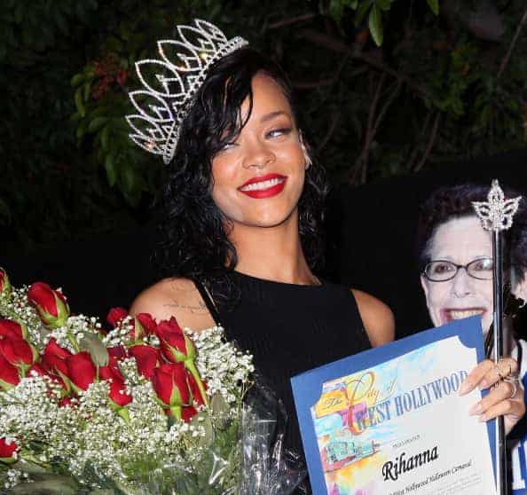 Recording artist Rihanna attends her naming as the Queen of the West Hollywood Halloween Carnaval by the City of West Hollywood