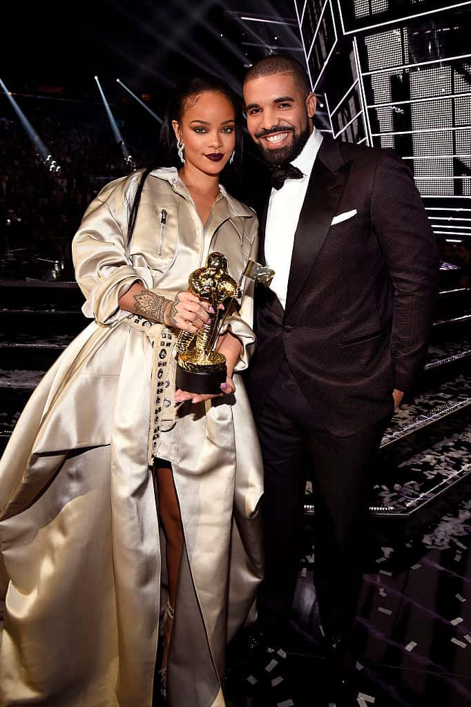 Drake and Rihanna dressed up