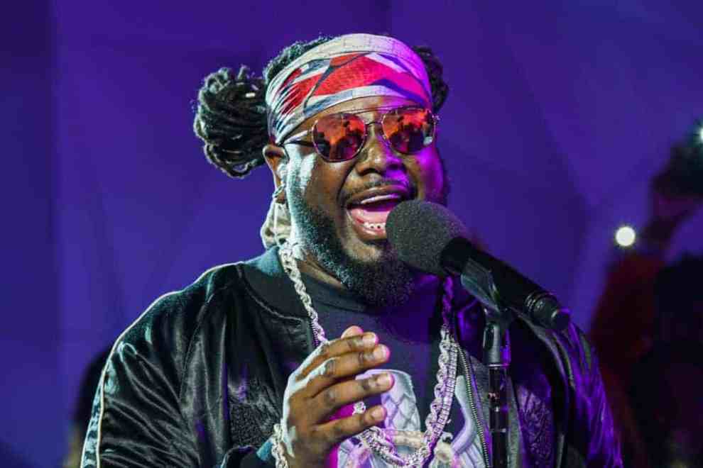 T-Pain performing onstage