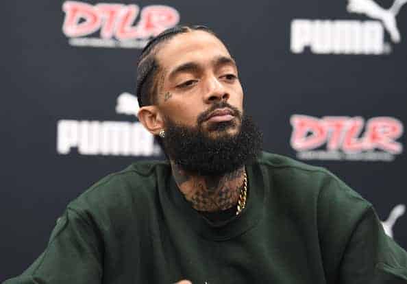 Rapper Nipsey Hussle attends his "Victory Lap" CD Signing at DTLR on February 25