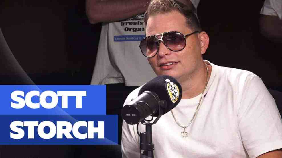 Scott Storch  in hot 97 studio