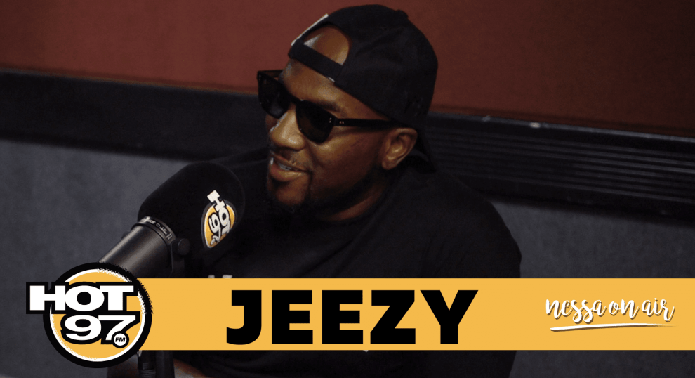 Jeezy at Hot 97 studio