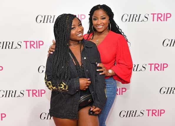 Toya Wright and Reginae Carter at Girlstrip Premiere