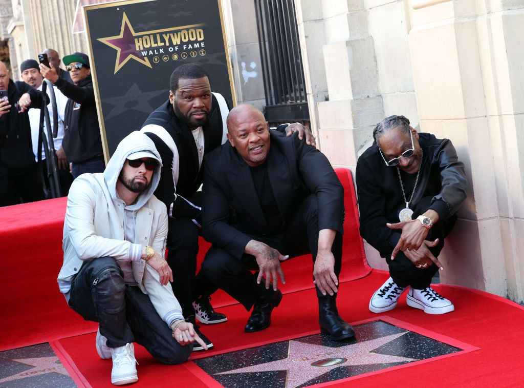 50 Cent, Eminem, & Snoop Dogg Join Dr. Dre For Hollywood Walk Of Fame Ceremony