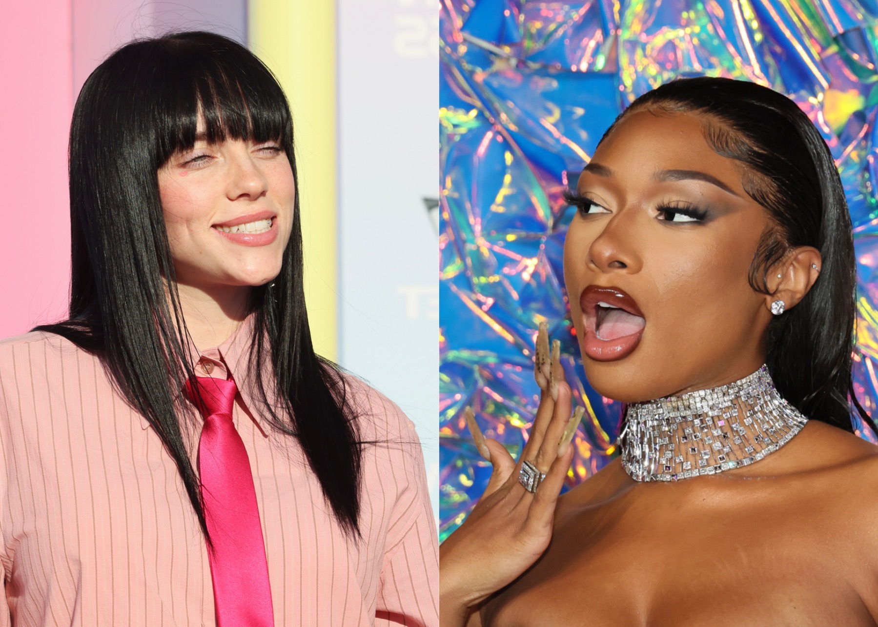 Billie Eilish Gushes Over Megan Thee Stallion After She Strips Down +  Twerks In Revealing Outfit