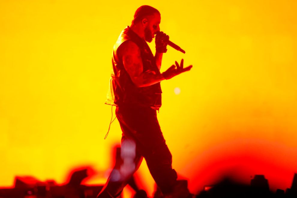 Drake performs during day two of Lollapalooza Chile 2023 on March 18, 2023 in Santiago, Chile.