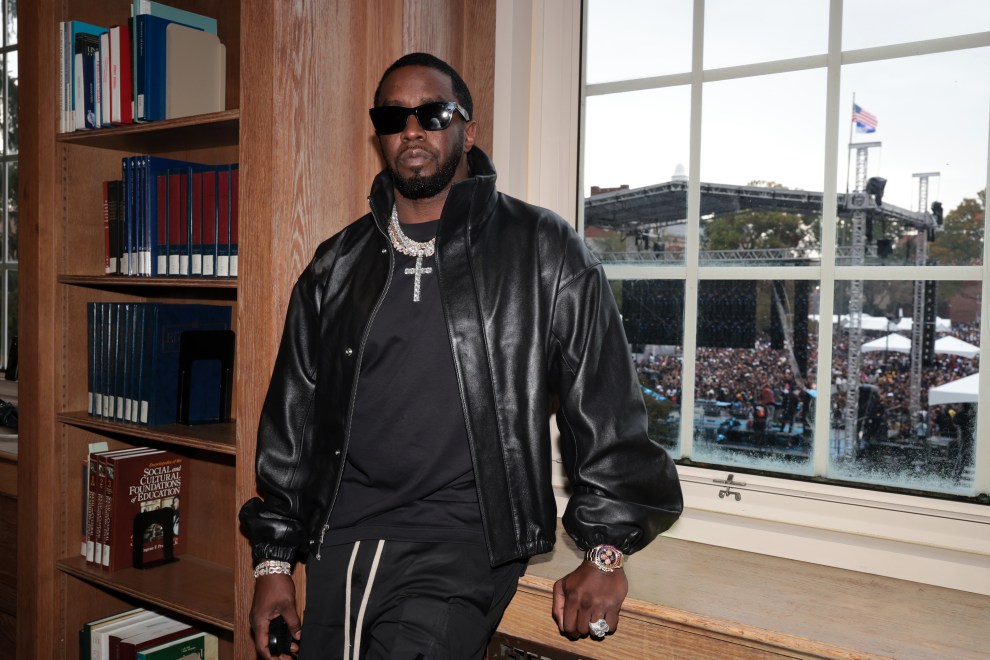 WASHINGTON, DC - OCTOBER 20: Sean "Diddy" Combs attends Sean "Diddy" Combs Fulfills $1 Million Pledge To Howard University At Howard Homecoming – Yardfest at Howard University on October 20, 2023 in Washington, DC.