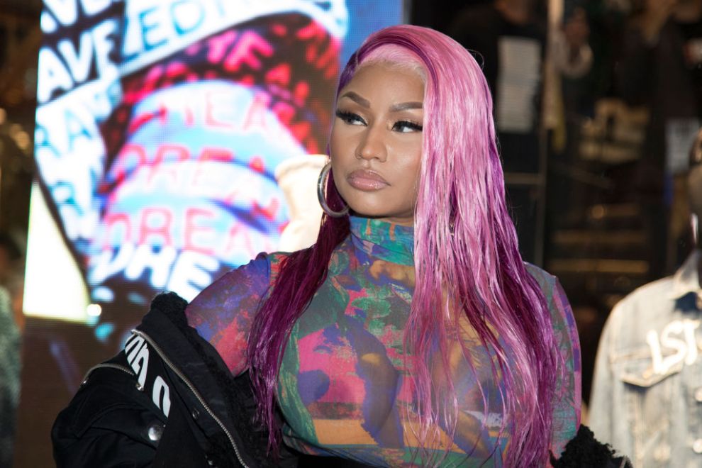 Nicki Minaj at the Diesel Store. In the picture: Nicki Minaj. Nicki Minaj presented at the Store Diesel his special "Diesel Haute Couture" capsule collection created in collaboration with the famous Italian brand Diesel. Milan, September 20th, 2018