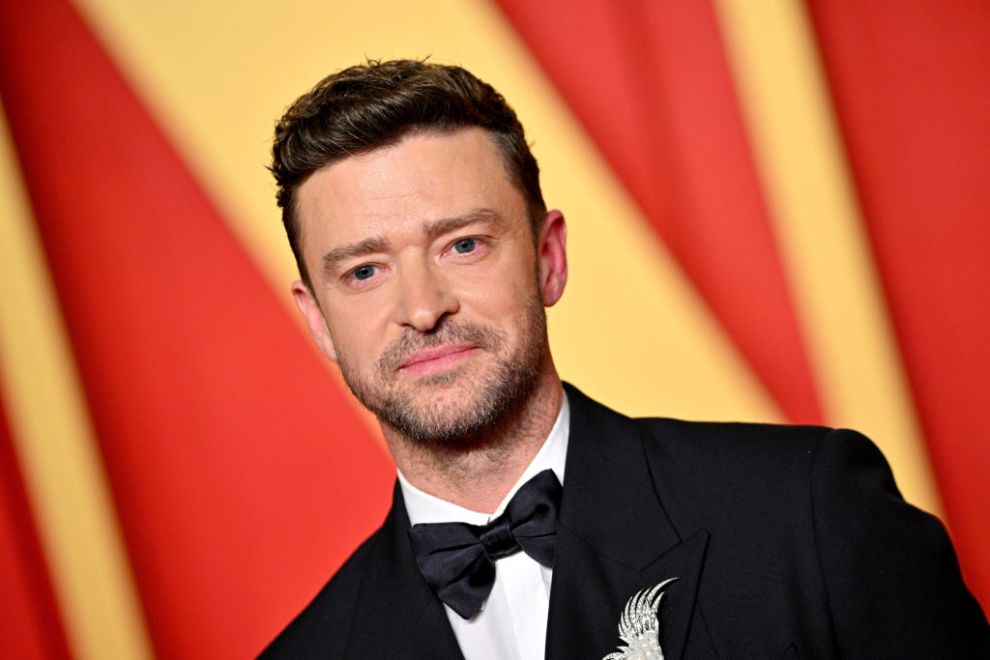 Justin Timberlake attends the 2024 Vanity Fair Oscar Party Hosted By Radhika Jones at Wallis Annenberg Center for the Performing Arts on March 10, 2024 in Beverly Hills, California.