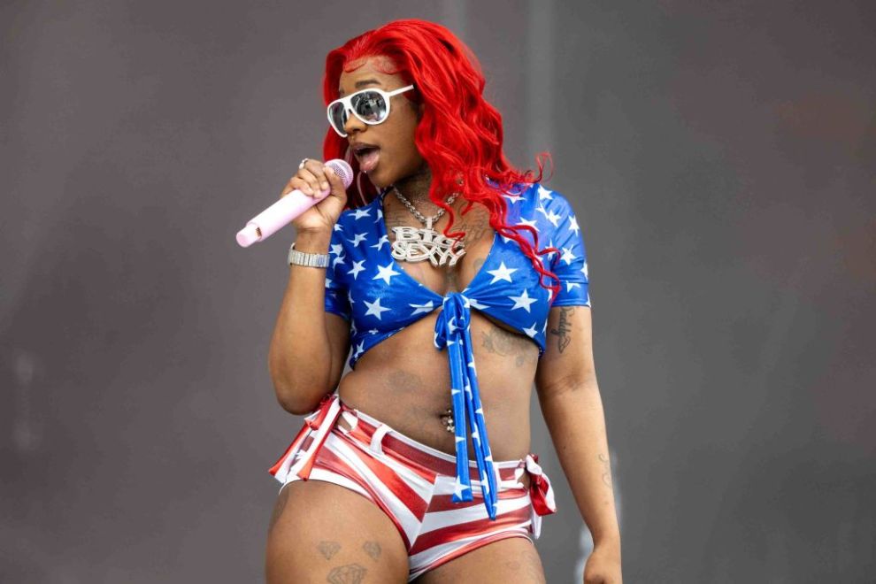 Rapper Sexyy Red perform onstage during the Rolling Loud Festival at Hollywood Park Grounds on March 15, 2024 in Inglewood, California.