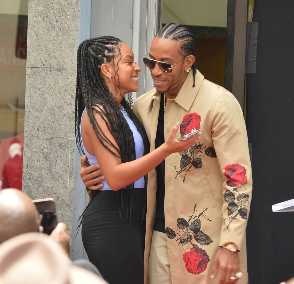 Ludacris and Karma Bridges are seen on May 18, 2023 in Los Angeles, California.