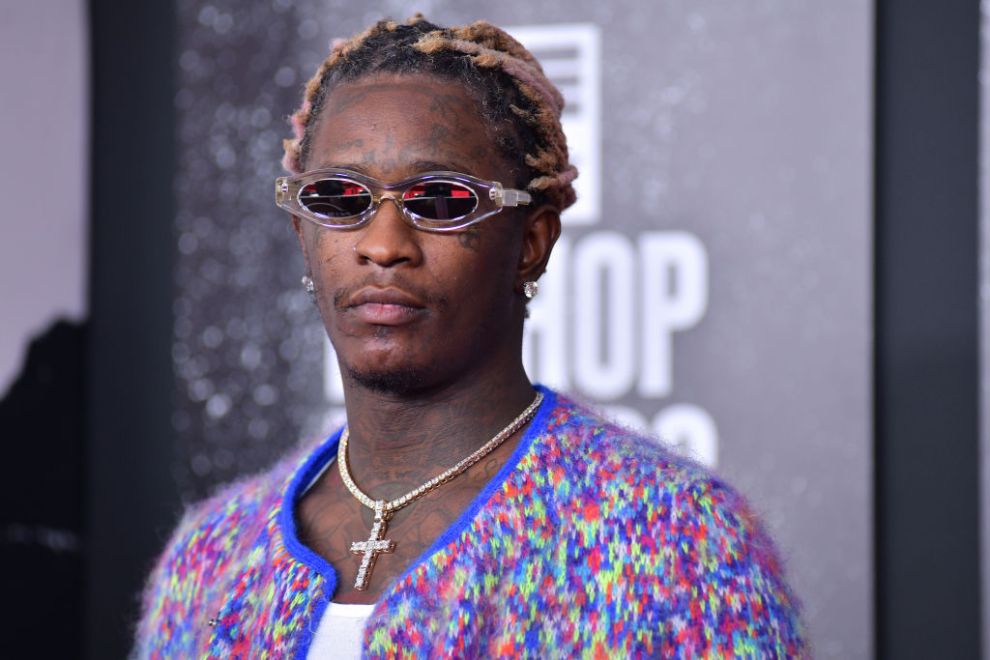 Young Thug attends the 2021 BET Hip Hop Awards at Cobb Energy Performing Arts Center on October 01, 2021 in Atlanta, Georgia.