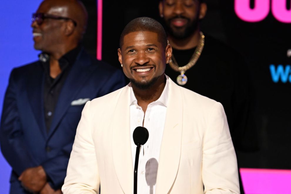 Honoree Usher accepts the Lifetime Achievement Award onstage during the 2024 BET Awards at Peacock Theater on June 30, 2024 in Los Angeles, California.