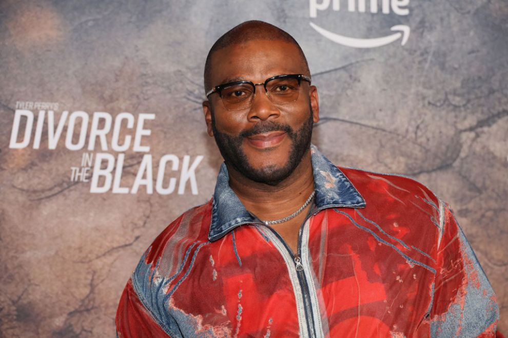 Tyler Perry attends Tyler Perry's "Divorce In The Black" New York Premiere at Regal Times Square on July 08, 2024 in New York City.