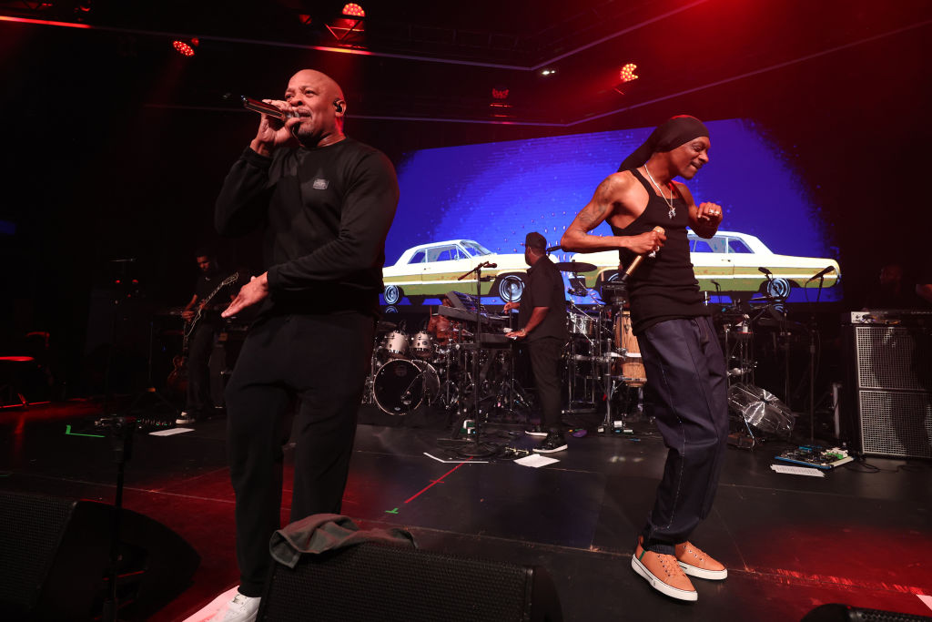Eminem, Dr. Dre, & Snoop Dogg Reunite In London