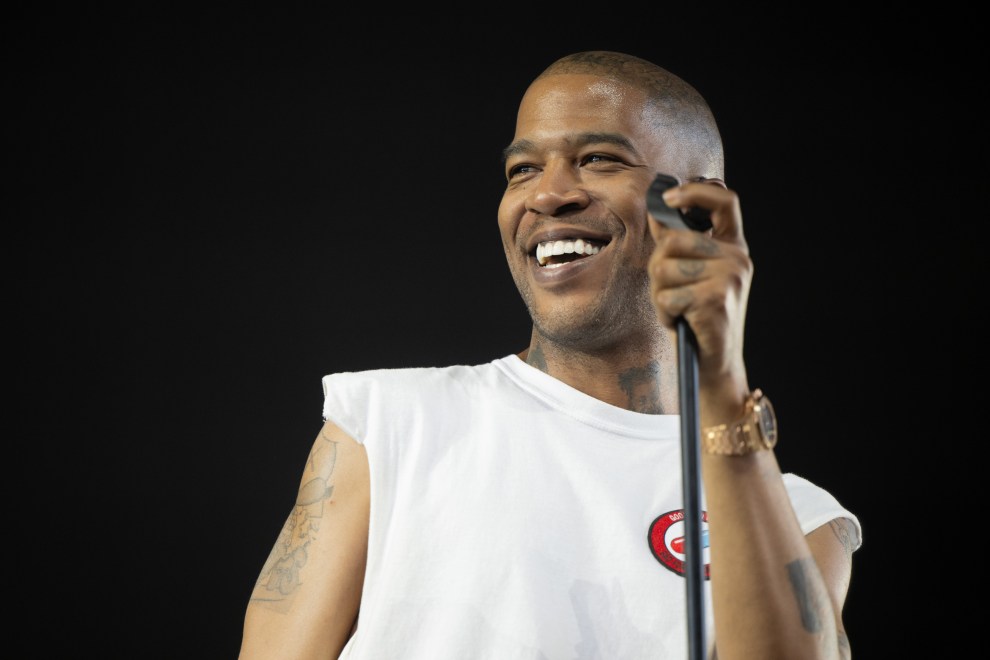 Rapper Kid Cudi performs onstage during Weekend 2 - Day 3 of the Coachella Valley Music & Arts Festival at Empire Polo Club on April 21, 2024 in Indio, California.