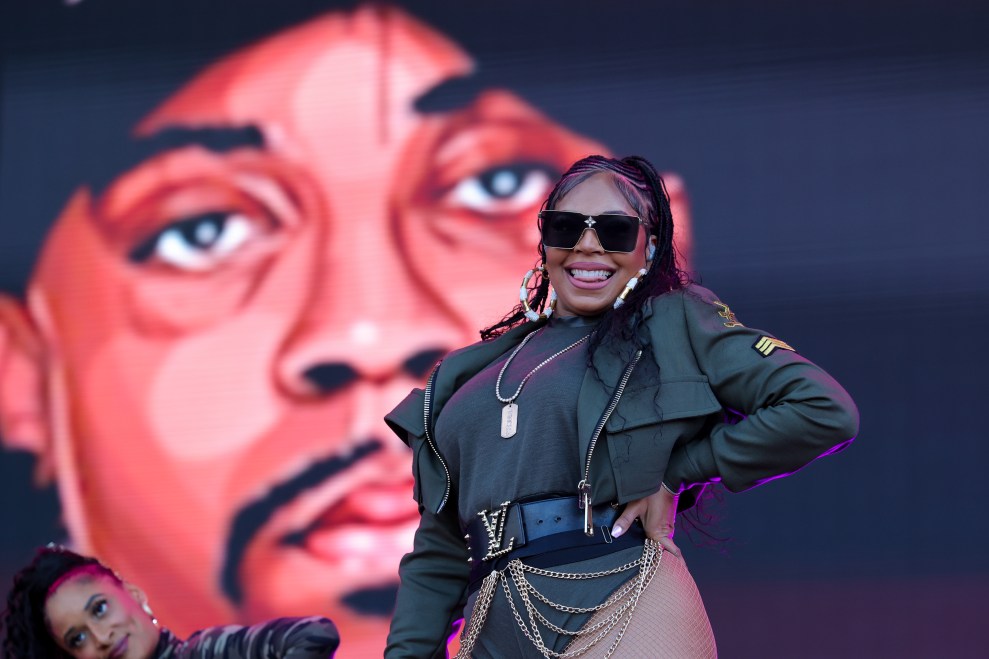 Ashanti performs at JuicyFest at North Harbour Stadium on January 06, 2024 in Auckland, New Zealand.