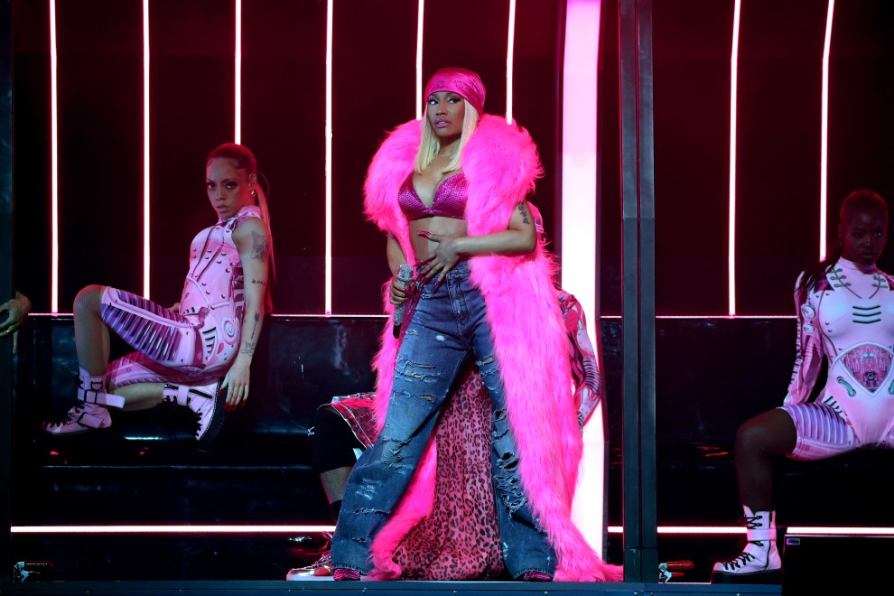 Nicki Minaj performs during the opening night of her Pink Friday 2 World Tour at Oakland Arena on March 01, 2024 in Oakland, California.