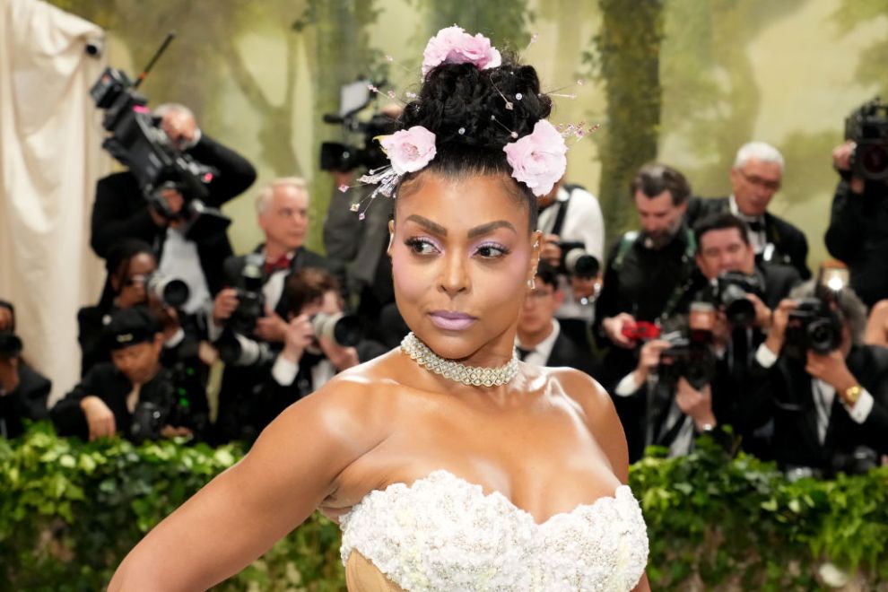 Taraji P. Henson attends the 2024 Met Gala Celebrating "Sleeping Beauties: Reawakening Fashion" at The Metropolitan Museum of Art on May 06, 2024 in New York City.