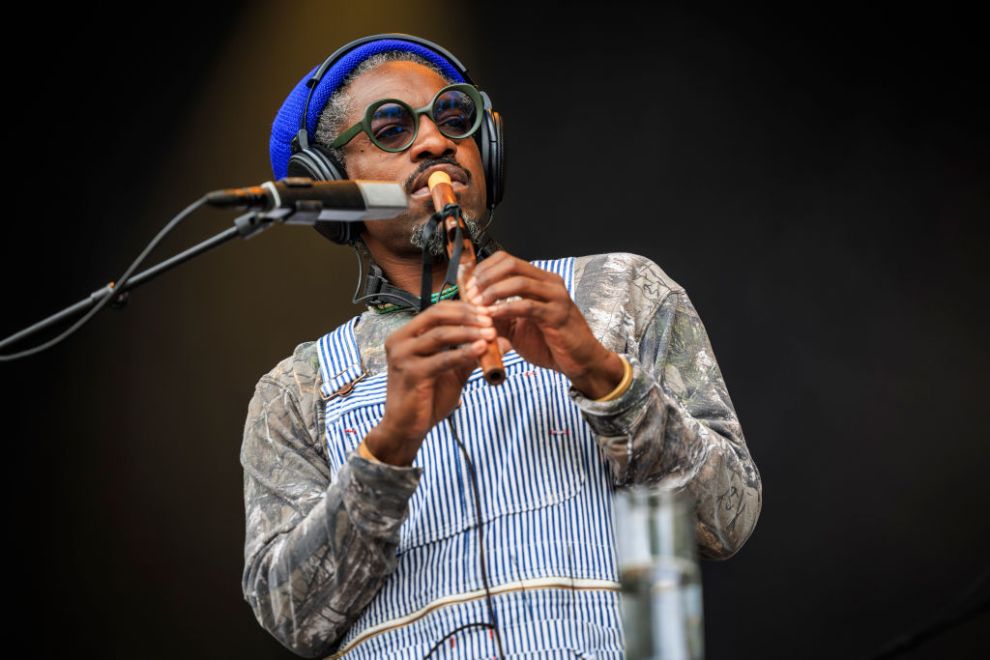 Andre 3000 performs on stage at the Øyafestivalen on August 08, 2024 in Oslo, Norway.