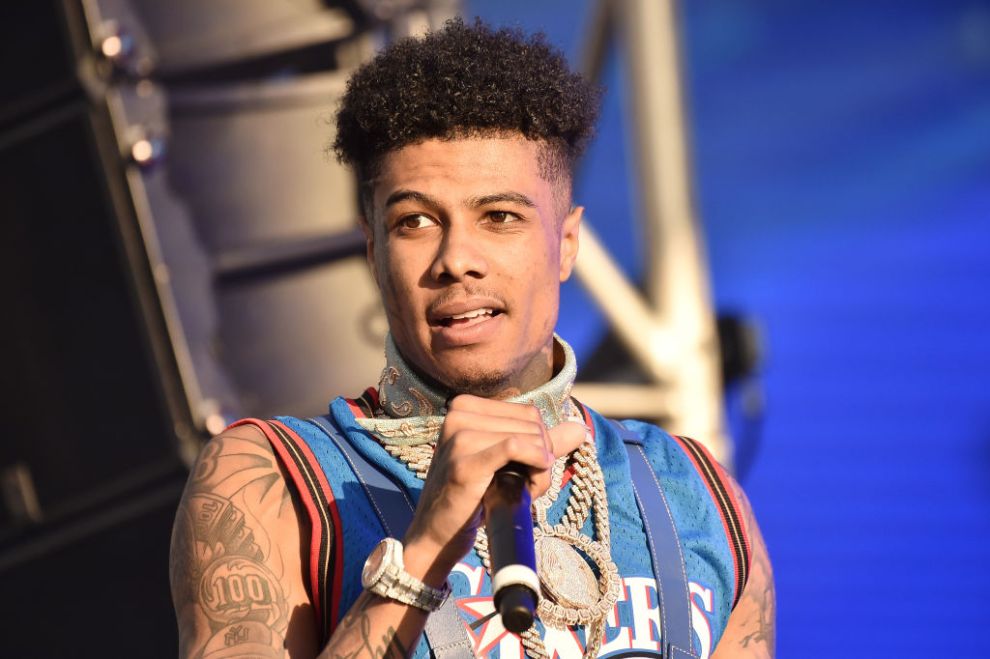 Blueface performs during the 2019 Rolling Loud music festival at Citi Field on October 12, 2019 in New York City.